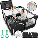 HioHa Baby Playpen, Portable Play Yard Baby Fences with Storage Bag for Infant Toddler(SWBP6)